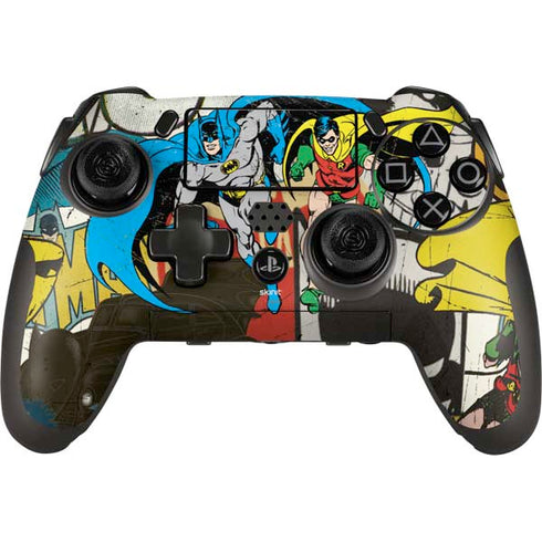 DC Comics Batman and Robin Vintage Action Pose PlayStation Scuf Vantage 2 Controller Skin